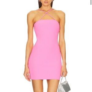 Amanda Uprichard Pink Mini Dress